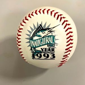 Vintage-1993 Inaugural season’s Marlin’s baseball.